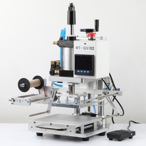 Machine de gaufrage numérique automatique pneumatique à feuille d'or pour logo en cuir, presse à chaud personnalisée pour estampage métallique - Product Image 6