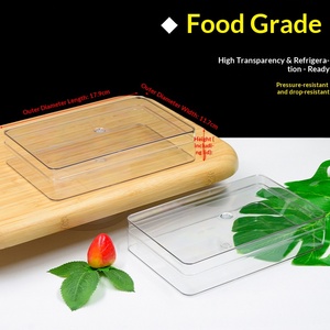 Boîte en plastique transparente rectangulaire personnalisée 2026 avec couvercle pour stockage alimentaire OEM - Product Image 4