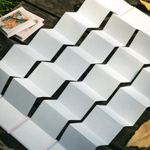 10 fogli/confezione serie quattro stagioni in mano Mini materiali per Collage a Base di Notebook pieghevoli - Product Image 4