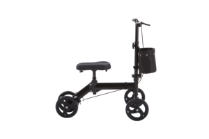 Compact Foldable Anti-Tip Knee <b>Walker</b> Heavy Duty Frame for Overweight Leg Cast Patients - Product Image 5