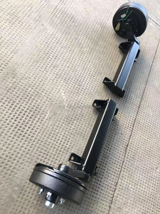Usine meilleur 3500LBS remorque demi-couple essieu avec frein remorque frein roue essieu assemblage personnalisé avec frein Torsion essieu - Product Image 4