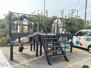 VBJX電気100l 150l 200lステンレス鋼液体加熱ジャケット混合タンクアジテーターヒーターポンプホモジナイザー付き - Product Image 2