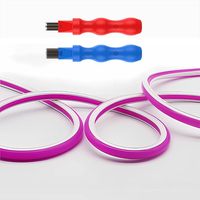 Tira de Neón LED Flexible de 8x10mm, Directo de Fábrica, para Señalización y Decoración