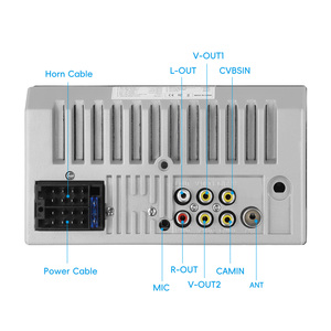 Podofo xe MP5 Máy nghe nhạc xe Stereo đài phát thanh Para Auto 7 "màn hình cảm ứng USB AUX trong BT FM màn hình phản chiếu hỗ trợ xem phía sau máy ảnh OEM - Product Image 4