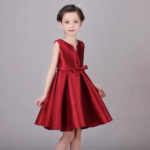 2024 natale fiore rosso festa di compleanno abito fiore bellissimo fiore <span class=keywords><strong>principessa</strong></span> ragazze firmato un pezzo abito da festa - Product Image 1