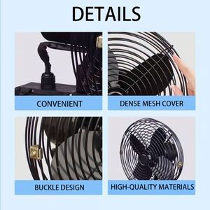 Ventilateur électrique 21V en promotion – Mini ventilateur portable sans fil à batterie lithium pour le camping estival et le travail en extérieur - Product Image 5