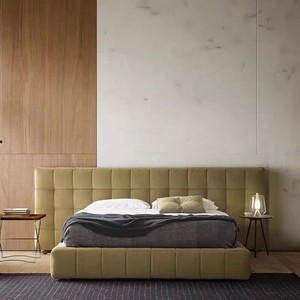 <span class=keywords><strong>Letto</strong></span> Moderno King Size in Velluto Nordico con Supporto in Legno di Alta Qualità, <span class=keywords><strong>Testiera</strong></span> Imbottita in Spugna, Comodo Comodino <span class=keywords><strong>Verde</strong></span> Chiaro - Product Image 3