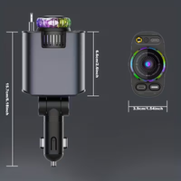 Diffuseur de parfum pour voiture, diffuseur d'air intelligent pour voiture, charge rapide Type-C 5V3A, câble rétractable, durable