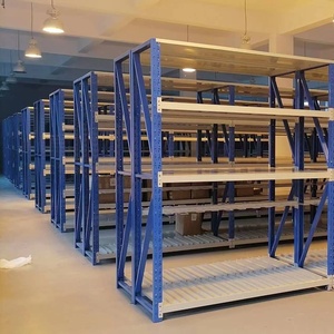 Estante de Armazenamento de Aço com Design Moderno, Prateleiras Industriais Duráveis, Impermeáveis e Ecológicas para Armazenamento em Armazéns - Product Image 2