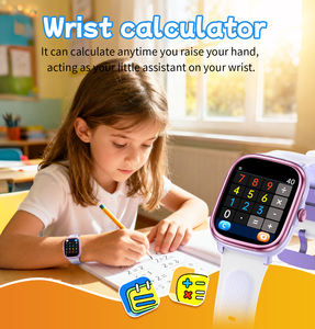 Montre connectée 2026 <span class=keywords><strong>pour</strong></span> enfants, multifonctions, mode sport enfant, livre d'histoires, calculatrice, surveillance de la santé, montres intelligentes - Product Image 3