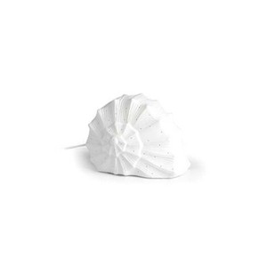 Lámpara de Caracol Marino de Cerámica 22xH18cm, Lámpara Decorativa de Mesa - Product Image 1