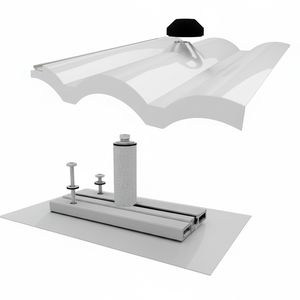 QMTR-W4-A-12ติดตั้งระบบโซล่าเซลล์4หลังกระเบื้องที่ติดตั้งอย่างรวดเร็ว - Product Image 1