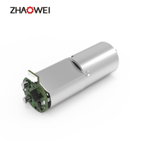 Moteur à engrenages CC 12 V sans balais de haute qualité, 20 mm, couple élevé, faible régime, avec encodeur pour robot logistique