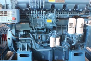 Marine Diesel Open Type Generator Set 50/60Hz <strong>Three</strong>/Single Phase Voltage with Weichai Engine ATS 1800 RPM - Product Image 5