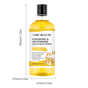 CHIC BEAUTE Sérum AHA Vitamine <span class=keywords><strong>C</strong></span> Rétinol Anti-âge Anti-rides Éclaircissant Alpha Arbutine Acide Hyaluronique Niacinamide pour le Corps et le Visage - Product Image 5