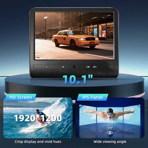 Monitor IPS para Publicidad en el Asiento Trasero <span class=keywords><strong>de</strong></span> Taxis, Cambio Rápido <span class=keywords><strong>de</strong></span> Contenido, Pantalla Táctil Móvil para Taxis, Pantalla LCD <span class=keywords><strong>a</strong></span> Todo Color para Reposacabezas - Product Image 6