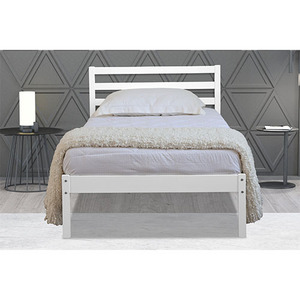 Cadre de lit moderne en bois de pin massif ATLAS Finition peinte aux UV Lits en bois de qualité pour lit king double tailles Meubles de chambre à coucher à bas prix - Product Image 4