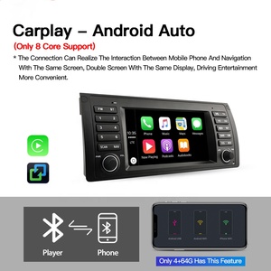 Navegación con reproductor Multimedia para coche <span class=keywords><strong>Android</strong></span> de 7 pulgadas para BMW E53 X5 1998-2006 Radio inalámbrica CarPlay AUTO SWC estéreo BT GPS WIFI DSP - Product Image 4