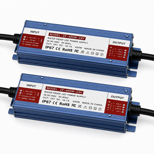 Alimentation LED étanche 12V 24V 60W 600W, driver de tension constante DC à découpage entièrement encapsulé IP67 pour bande LED - Product Image 1