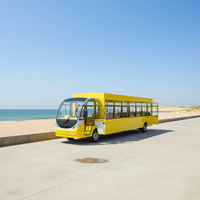 Bus de tourisme électrique 23 places à portes ouvrantes pour stations balnéaires et sites touristiques – Couleurs personnalisables disponibles