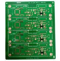 Perforación mecánica 20:1 blanco amarillo serigrafía 4 capas 1,6mm-3,0mm Fr4 Rogers4350B 5880 Rosh PCB