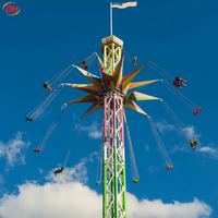 Manège à chute libre mini pour parc d'attractions, équipement de divertissement, machine de jeux de carnaval à vendre