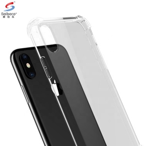 Saiboro gota resistencia Ultra delgada transparente para iphone x caso de la cubierta de tpu transparente - Product Image 2