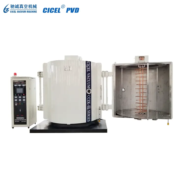 CICEL Vacuum metallizing coating Machine for glass products vacuum coating equipment/ vacuum aluminum painting machine