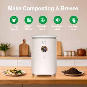 Composteur de déchets de cuisine en gros avec fenêtre visible, grand filtre, modes multiples et nettoyage facile pour une traitement rapide des déchets de cuisine - Product Image 3