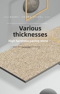 Piedras de Pavimento de Cerámica Ecológicas <span class=keywords><strong>Wow</strong></span> para Patios Rurales Exteriores - Baldosas de Cerámica de Cuarzo con Superficie Mate de 12/18 mm de Espesor - Product Image 4