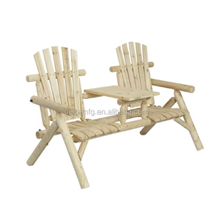 <span class=keywords><strong>Banc</strong></span> <span class=keywords><strong>de</strong></span> <span class=keywords><strong>jardin</strong></span> <span class=keywords><strong>en</strong></span> cèdre moderne Love Seat, chaise tete-a-tete <span class=keywords><strong>en</strong></span> bois naturel pour patio extérieur et véranda intérieure - Product Image 1