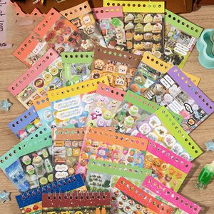 JHM M5 Autocollants Aji Voyage Série Style <span class=keywords><strong>Japonais</strong></span> Alimentaire Matériel Manuel Décoration Collage - Product Image 4