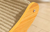 Canapé pour chat en bois massif écologique, griffoir confortable pour animaux de compagnie, hamac au design tendance, amovible et lavable pour chats