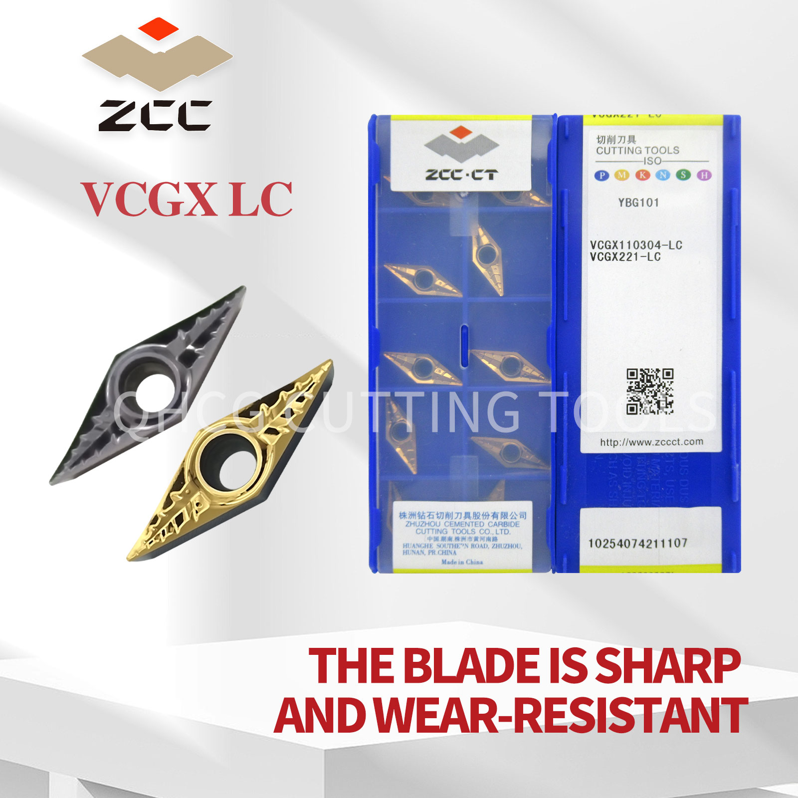 ZCC VCGX YD101 Carbide Inserts - High Quality CNC Tools