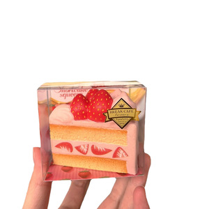 ของเล่นบีบคลายเครียดรูปเค้กสตรอว์เบอร์รี่แบบจำลองจากญี่ปุ่น เนื้อนุ่ม บีบแล้วคืนรูปช้า เหมาะสำหรับทุกวัย ขายส่ง - Product Image 5