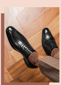 Di alta qualità in pelle di lusso moda moda <span class=keywords><strong>sposo</strong></span> uomo stile matrimonio formale Business in pelle Oxford <span class=keywords><strong>scarpe</strong></span> eleganti - Product Image 3