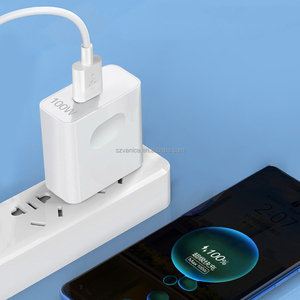 อะแดปเตอร์ชาร์จเร็วพิเศษสำหรับหัวเว่ย100วัตต์ปลั๊ก USB 100วัตต์สายเคเบิล Type C 6A 1เมตรสำหรับ Huawei Mate X3 40 50 <span class=keywords><strong>RS</strong></span> <span class=keywords><strong>nova</strong></span> 11 10 9 - Product Image 6