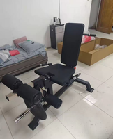 Appareil d'entraînement des jambes, flexion-extension, assis-debout, chaise de fitness multifonctionnelle, métal, pliable, hauteur réglable, usage commercial