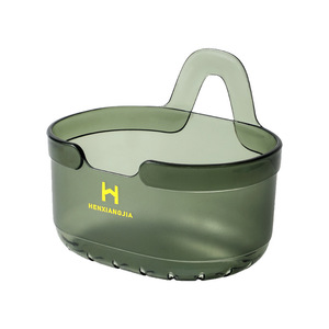Hengxianjia Wall Mounted Storage Basket Transparent Rectangular Punch Free For Kitchen Fruit Vegetables - Product Image 2