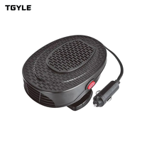 Ventilateur de refroidissement et de chauffage 12V, tête pivotante à 360 degrés, grand diffuseur d'air, chauffage 2 en 1 pour voiture, dégivreur et anti-buée