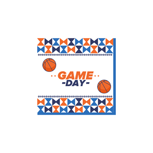 DAMAI - Platos, Vasos y Servilletas de Papel con Forma de Baloncesto Personalizados para Fiestas de Cumpleaños - Product Image 5