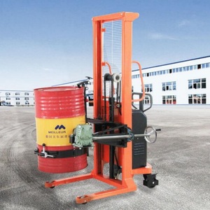 รถเข็นยกถังแบบแมนนวล Meilleur Drum Lifter ขนาดเส้นผ่านศูนย์กลางสูงสุด 585 มม. ทำจากเหล็กและพลาสติก สำหรับถังขนาด 200 ลิตร - Product Image 1