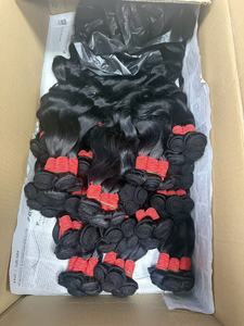 Promotion $6 Human Hair Brazilian Virgin Hair Bundles Straight 18 Inches <b>Body</b> <b>Wave</b> 100% Human Hair Weft Wholesale Factory - Product Image 3