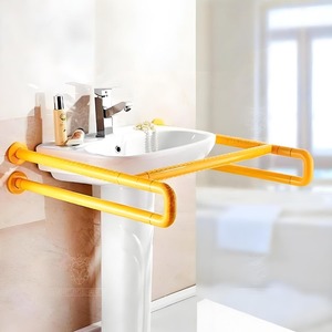 Ji Tu <b>Grab</b> <b>Bars</b> For Washbasin 200kg Load Capacity Plastic Stainless Steel Powder Coated Safety Support For Elderly Disabled - Product Image 1
