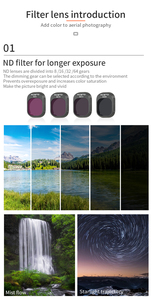 Bộ lọc rcstq cho ống kính máy ảnh mini 4 Pro Drone Bộ lọc thứ cho Phụ kiện DJI Mini 4 Pro, 6 Gói-(ND8/16/32/64 + <span class=keywords><strong>UV</strong></span> + <span class=keywords><strong>CPL</strong></span>) - Product Image 6