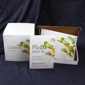 Hardcover Black Condolence <strong>Memory</strong> Table <strong>Card</strong> in Loving <strong>Memory</strong> <strong>Funeral</strong> Guest Book Sets for Custom Printing - Product Image 5