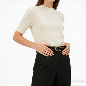 <span class=keywords><strong>Ceinture</strong></span> fine en <span class=keywords><strong>cuir</strong></span> pour <span class=keywords><strong>femme</strong></span> avec <span class=keywords><strong>boucle</strong></span> ardillon en alliage, style coréen, polyvalente pour jeans, robes, costumes et pantalons - Product Image 3
