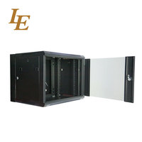 Armoire serveur en acier 19 pouces 4U 6U 9U 12U, double section, murale, emballage plat, démontée, 600*550mm 600*600mm, en stock