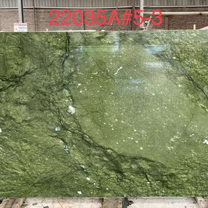 TMZ Verde Ming Dalles de pierre de marbre vert OEM/ODM Carreaux polis pour la décoration intérieure Style moderne Villas de sol Design graphique - Product Image 4