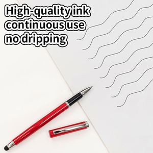 Stylos gel bleus à paillettes dorées de haute qualité avec logo personnalisé, 0,5 mm, stylo promotionnel en métal durable, encre noire, pour le bureau, les études, Haobang - Product Image 3